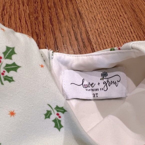 Love + Grow Christmas Dress and Shorts - Picture 2 of 3